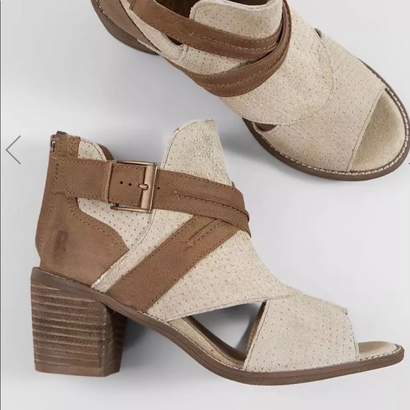 Bed Stu Shoes - Ronan by Bed Stu Natalie Leather Heeled Sandal Size 6.5